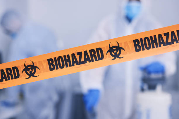 Professional Biohazard technician working in Beverly Hills, FL